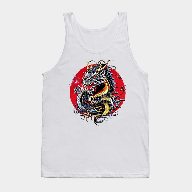 Chinese New Year – Year of the Dragon Tank Top by valentinahramov